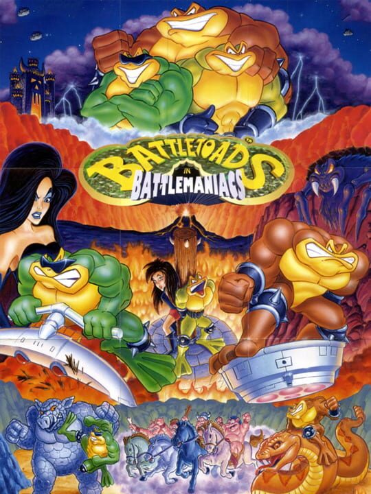 Battletoads In Battlemaniacs cover