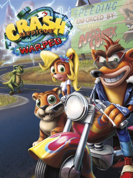 Crash Bandicoot: Warped cover