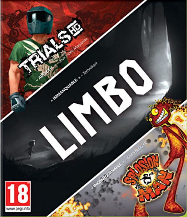 Triple Pack: Trials HD, Limbo, Splosion Man cover art