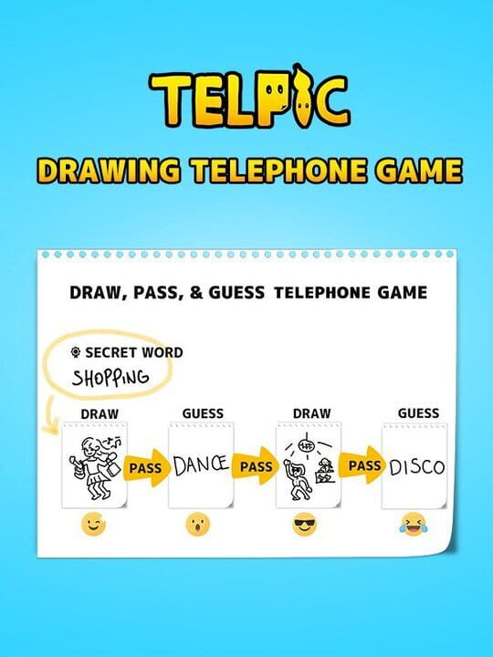 Drawing Telephone Game: Telpic cover art