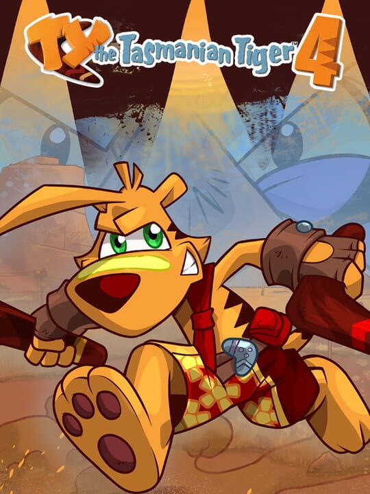 TY the Tasmanian Tiger 4 cover