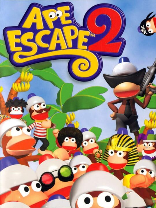 Box art for the game titled Ape Escape 2