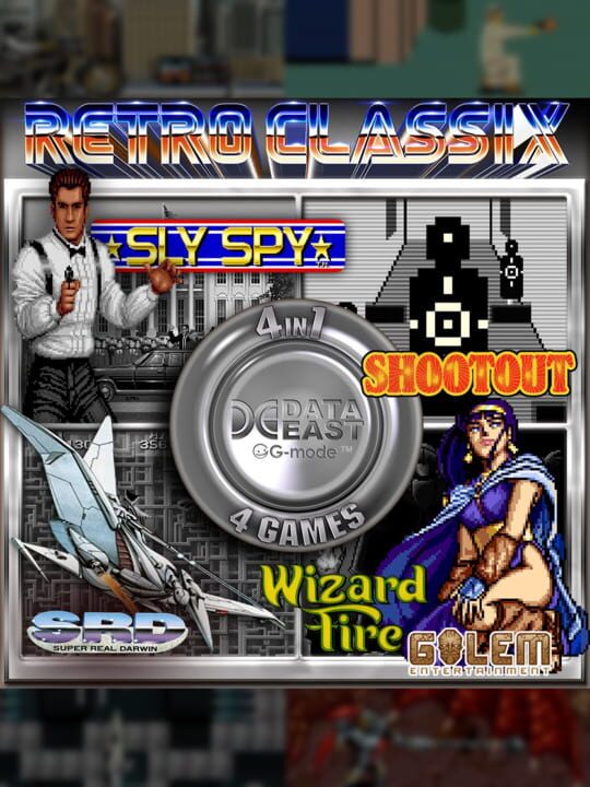 Retro Classix 4in1 Pack: Sly Spy, Shootout, Wizard Fire & Super Real Darwin cover