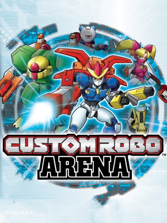 Box art for the game titled Custom Robo Arena