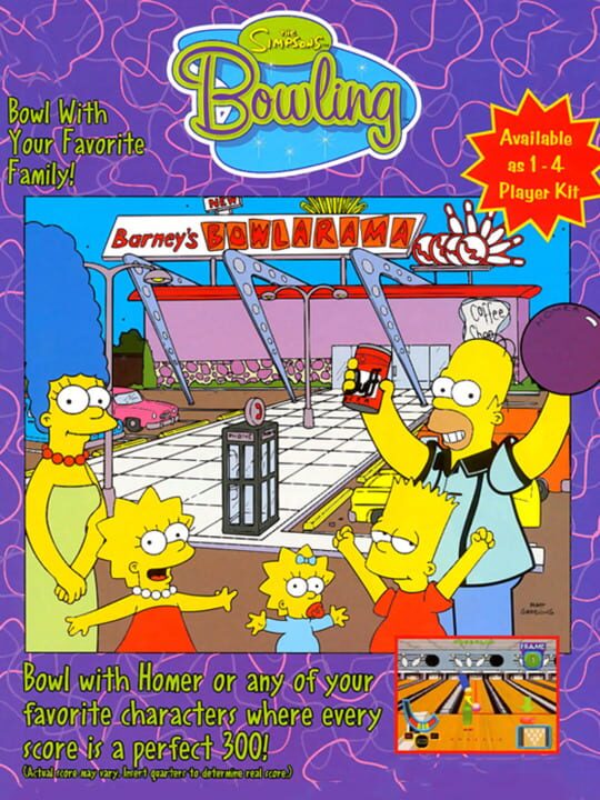 The Simpsons Bowling cover art