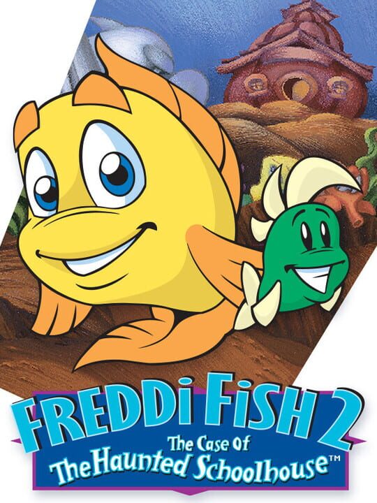 Box art for the game titled Freddi Fish 2: The Case of the Haunted Schoolhouse