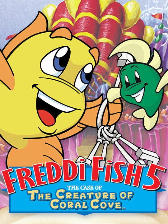 Box art for the game titled Freddi Fish 5: The Case of the Creature of Coral Cove