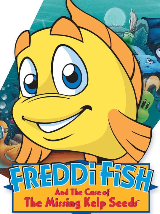 Box art for the game titled Freddi Fish and The Case of the Missing Kelp Seeds