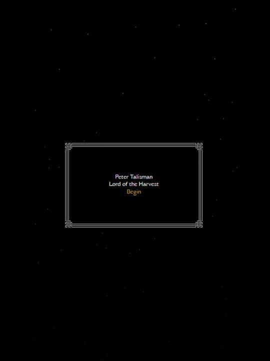 Peter Talisman: Lord of the Harvest cover