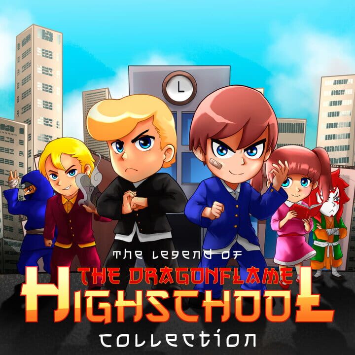 The Legend of the Dragonflame: Highschool Collection cover