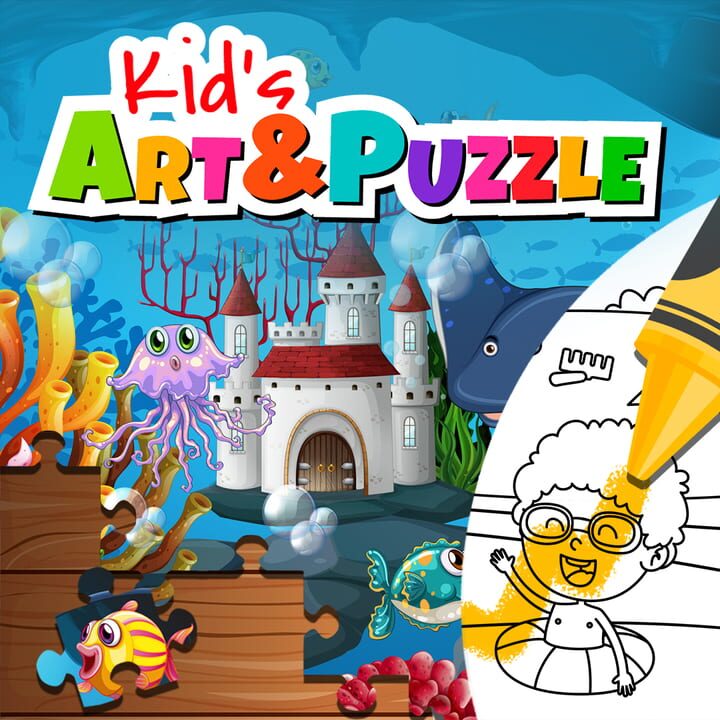 Kid's Art & Puzzle cover