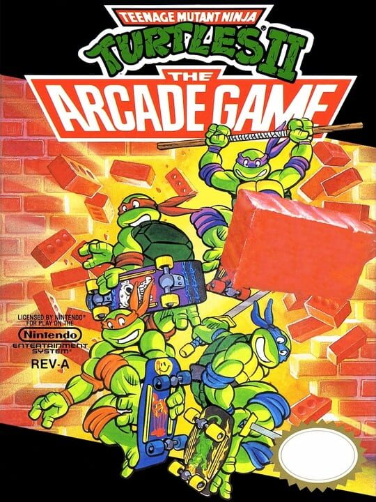 Teenage Mutant Ninja Turtles II: The Arcade Game cover