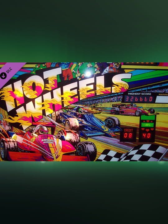 Zaccaria Pinball: Hot Wheels Table cover