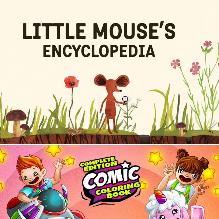 Little Mouse's Encyclopedia + Comic Coloring Book: Complete Edition cover art
