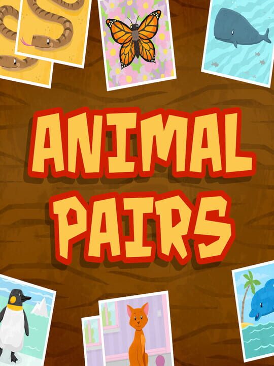 Animal Pairs: Matching & Concentration Game for Toddlers & Kids cover