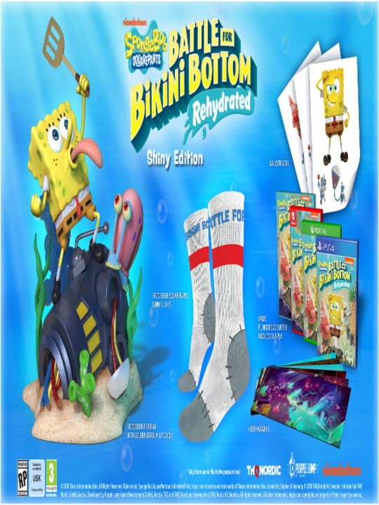 SpongeBob Squarepants: Battle For Bikini Bottom - Rehydrated: Shiny Edition cover