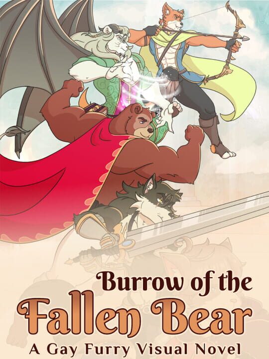 Burrow of the Fallen Bear: A Gay Furry Visual Novel cover