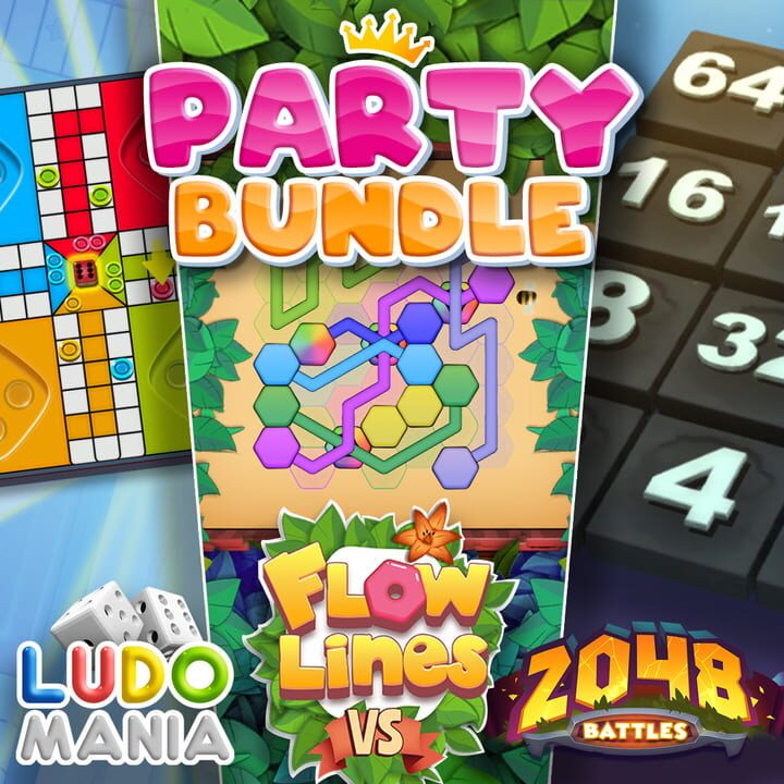 Party Bundle: Ludomania & Flowlines Vs. & 2048 Battles cover