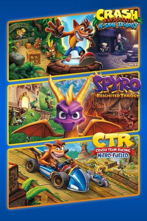 Crash + Spyro Triple Play Bundle cover art