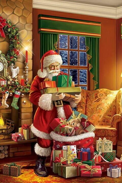 Cozy Christmas Home Jigsaw Puzzles cover art