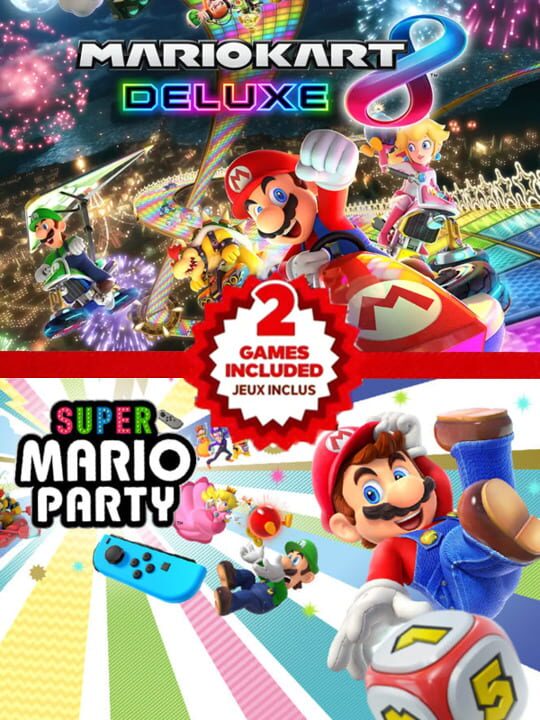 Mario Kart 8 Deluxe + Super Mario Party Double Pack cover