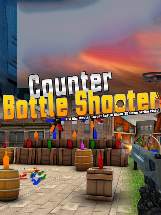Counter Bottle Shooter: Pro Aim Master Target Bottle Shoot 3D Game Strike Pistol cover