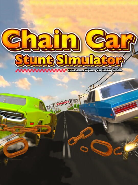 Chain Car Stunt Simulator: 3D Extreme Highway Car Driving Games cover