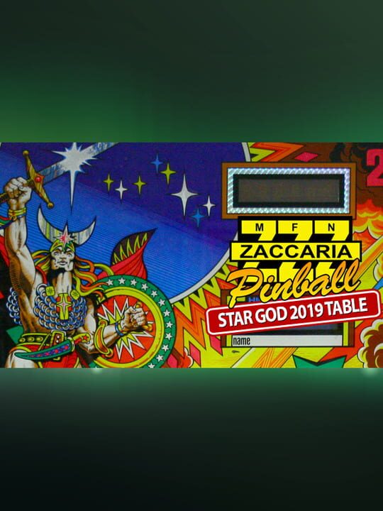Zaccaria Pinball: Star God 2019 Table cover