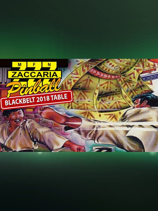 Zaccaria Pinball: Blackbelt 2018 Table cover