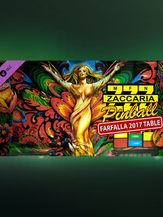 Zaccaria Pinball: Farfalla 2017 Table cover