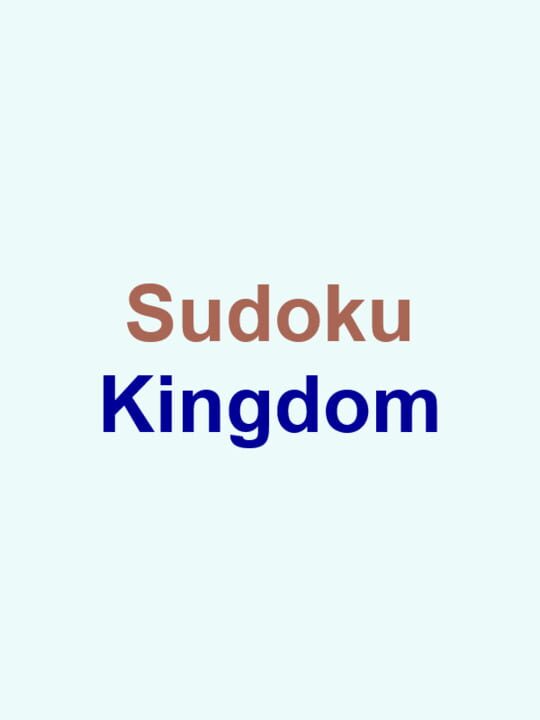 Sudoku Kingdom indienova GameDB 游戏库