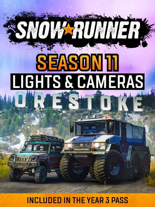 SnowRunner: Season 11 - Lights & Cameras cover