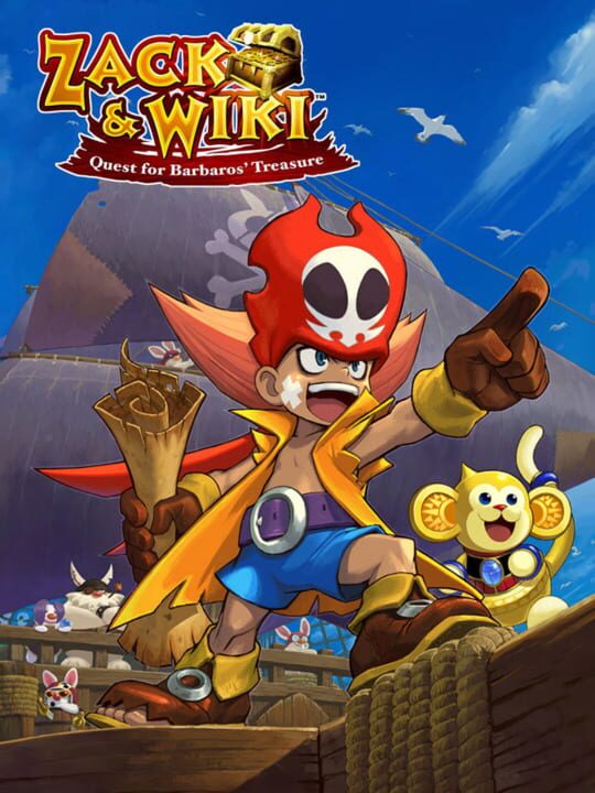 Box art for the game titled Zack & Wiki: Quest for Barbaros' Treasure