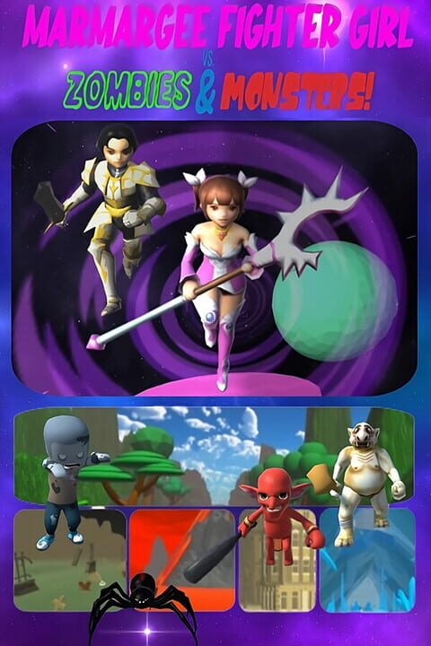 Marmargee Fighter Girl vs. Zombies & Monsters! cover art