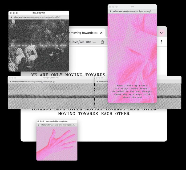 We Are Only Moving Towards Each Other cover art