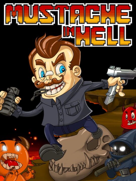 Mustache in Hell cover