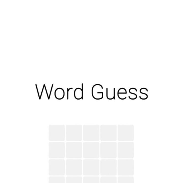Word Guess cover art