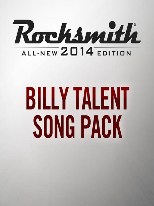 Rocksmith 2014: Billy Talent Song Pack cover art
