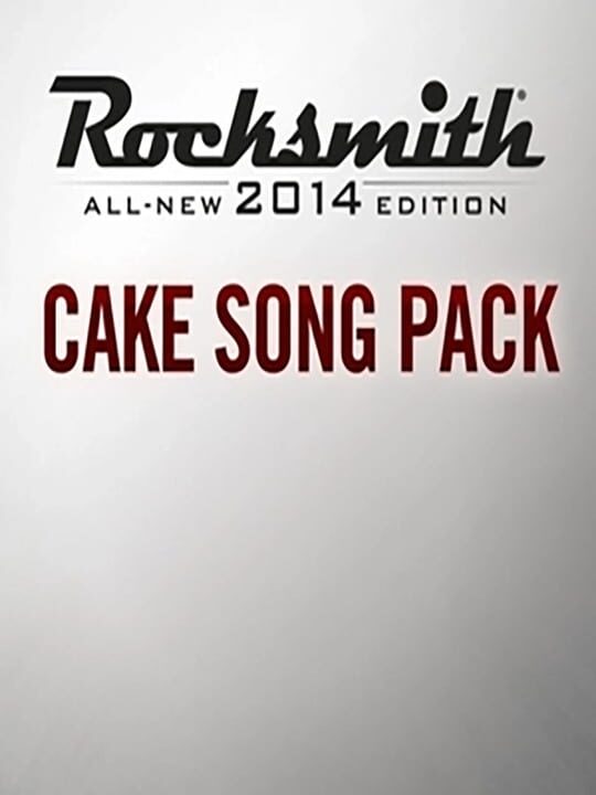 Rocksmith 2014: Cake Song Pack cover art
