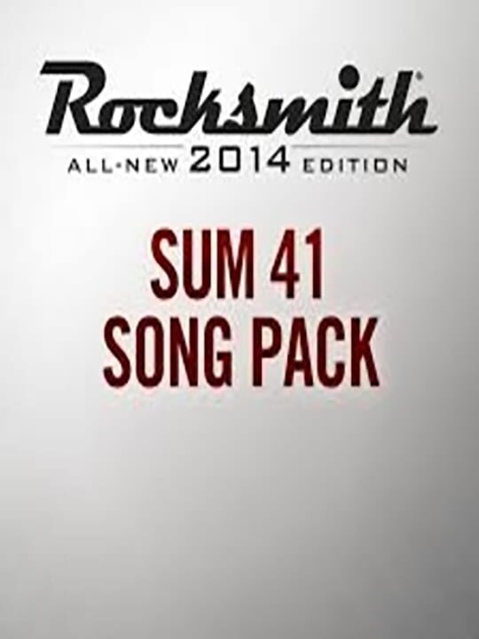 Rocksmith 2014: Sum 41 Song Pack cover art