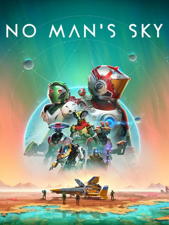 Box art for the game titled No Man's Sky