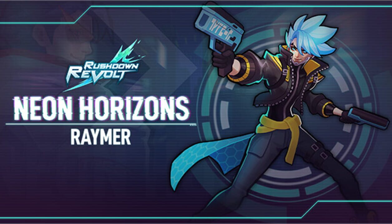Rushdown Revolt: Neon Horizons Raymer cover art