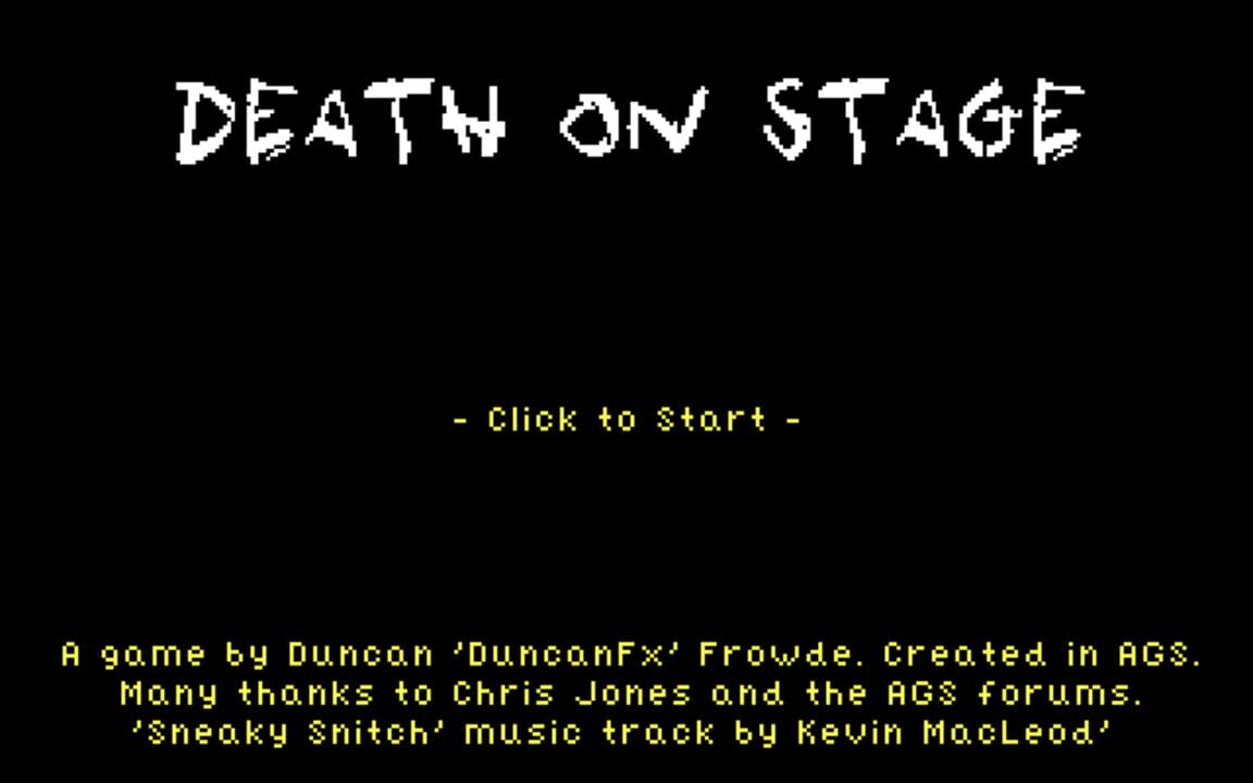 Death on Stage cover art
