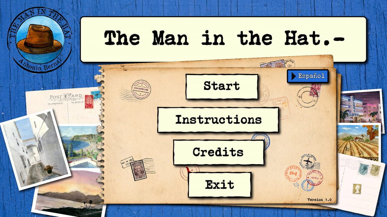 The Man in the Hat.- cover art