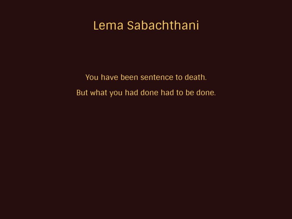 Lema Sabachthani cover art