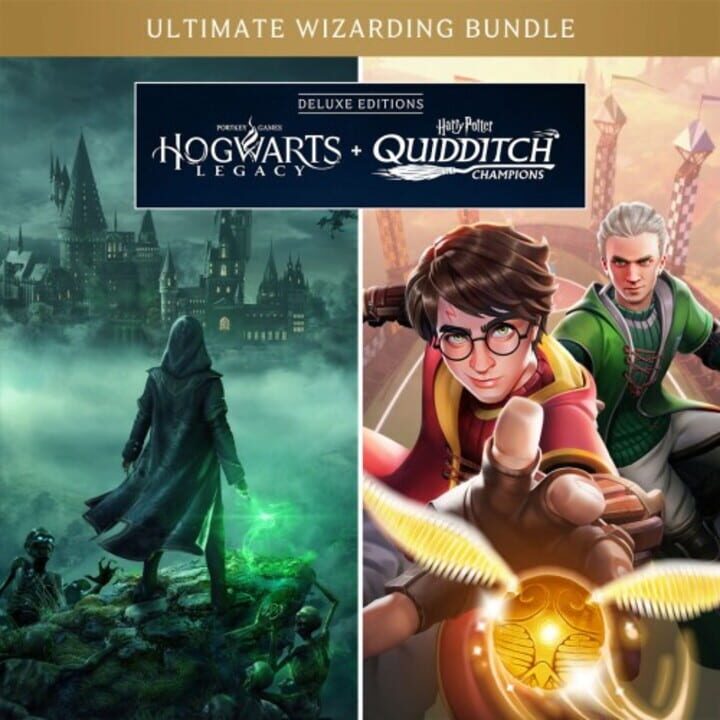 Hogwarts Legacy + Harry Potter: Quidditch Champions Deluxe Editions Bundle Key Art