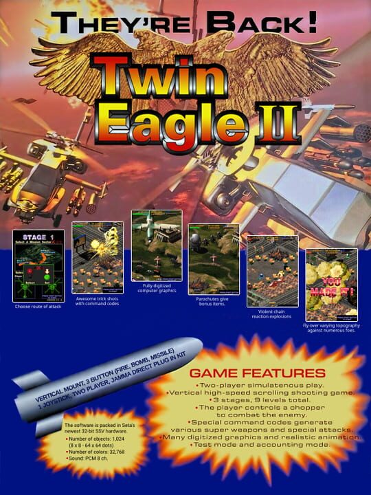 Twin Eagle II: The Rescue Mission cover art