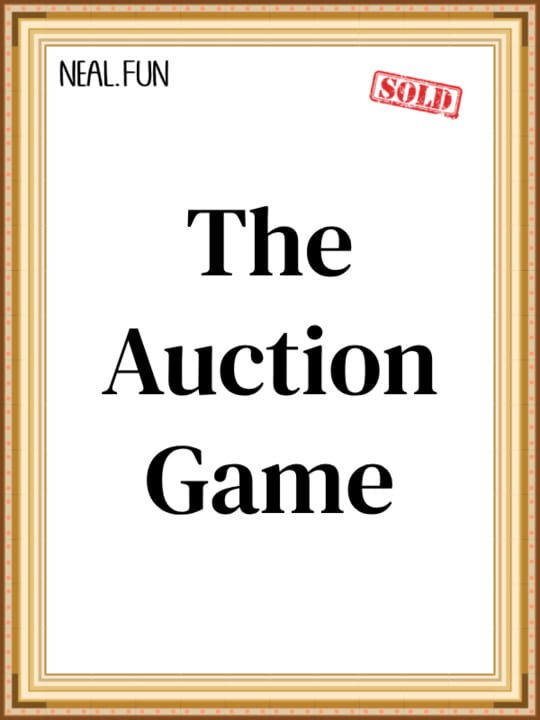 The Auction Game cover art