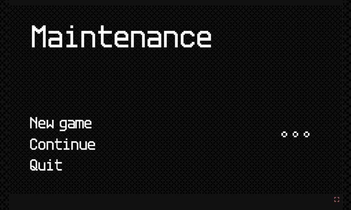 Maintenance cover art