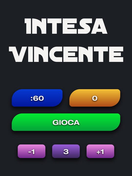 Intesa Vincente cover art